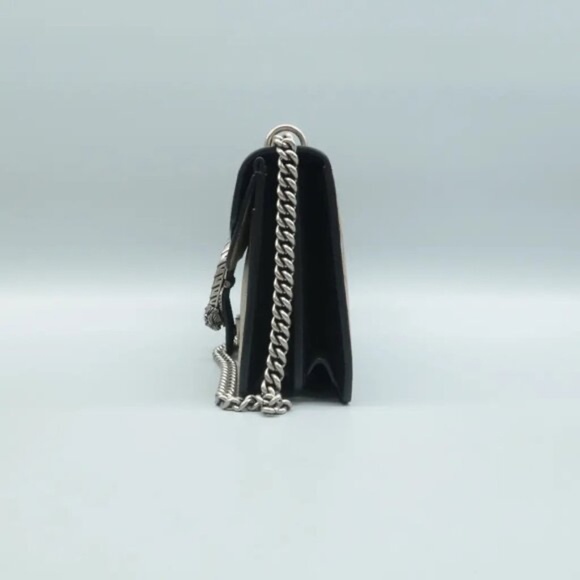 100% Authentic GUCCI Dionysus Brown Canvas Shoulder Bag - Picture 3 of 11